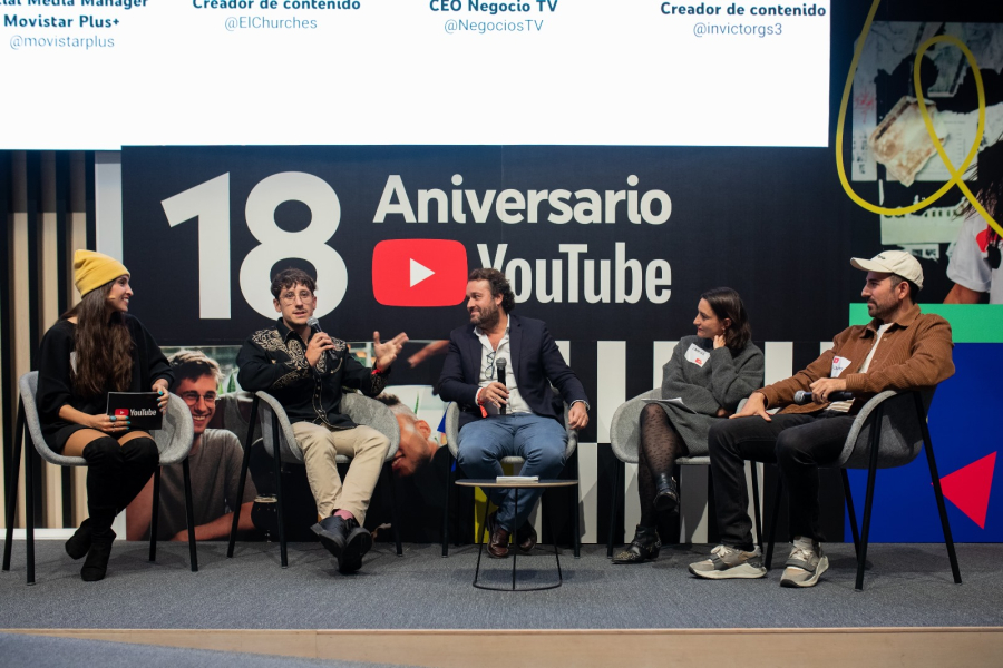 INVICTOR, Destaca en la Celebración del 18 Aniversario de YouTube en Madrid